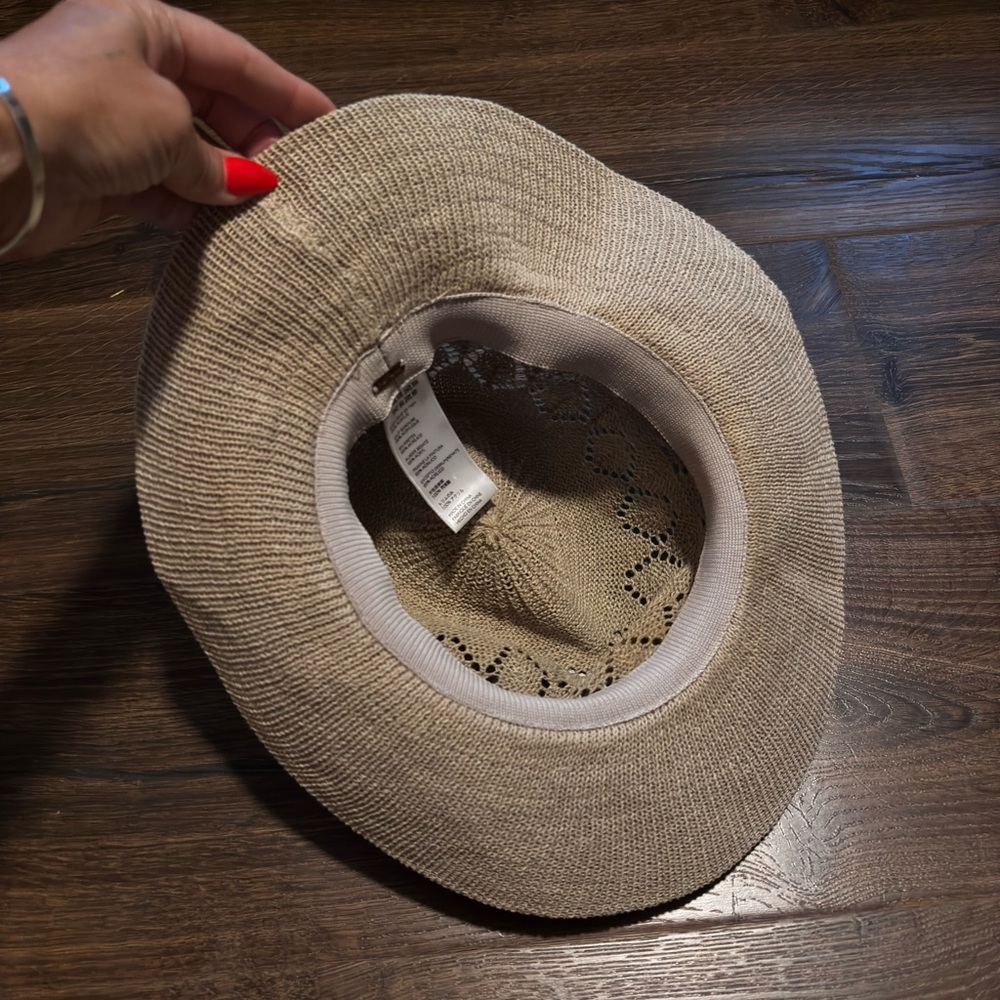 Free People Havana Style Tan Fedora floppy Hat - Picture 9 of 9
